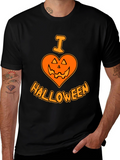 I Heart Halloween T-Shirt - Black Holiday Tee