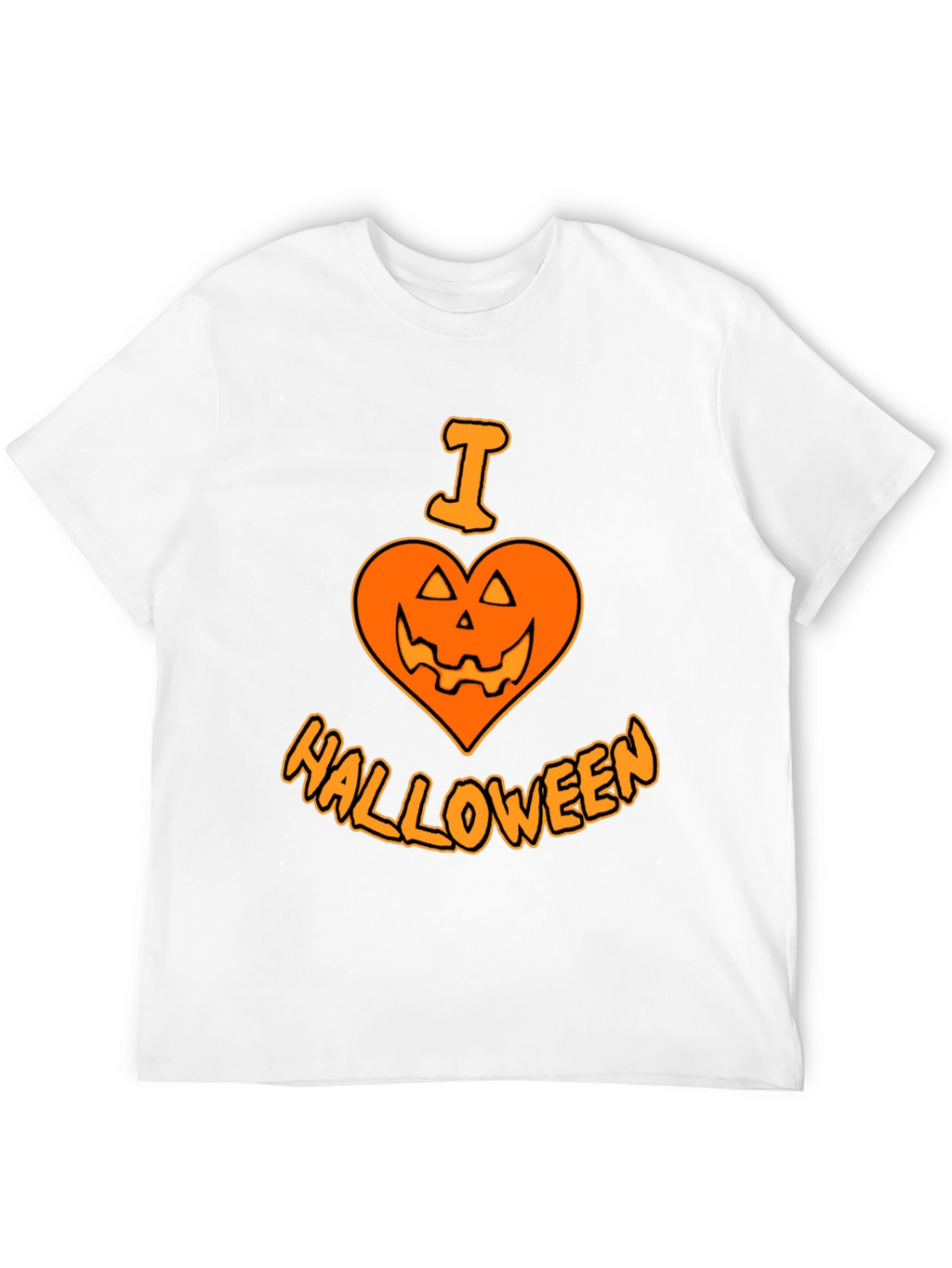 I Heart Halloween T-Shirt - Black Holiday Tee