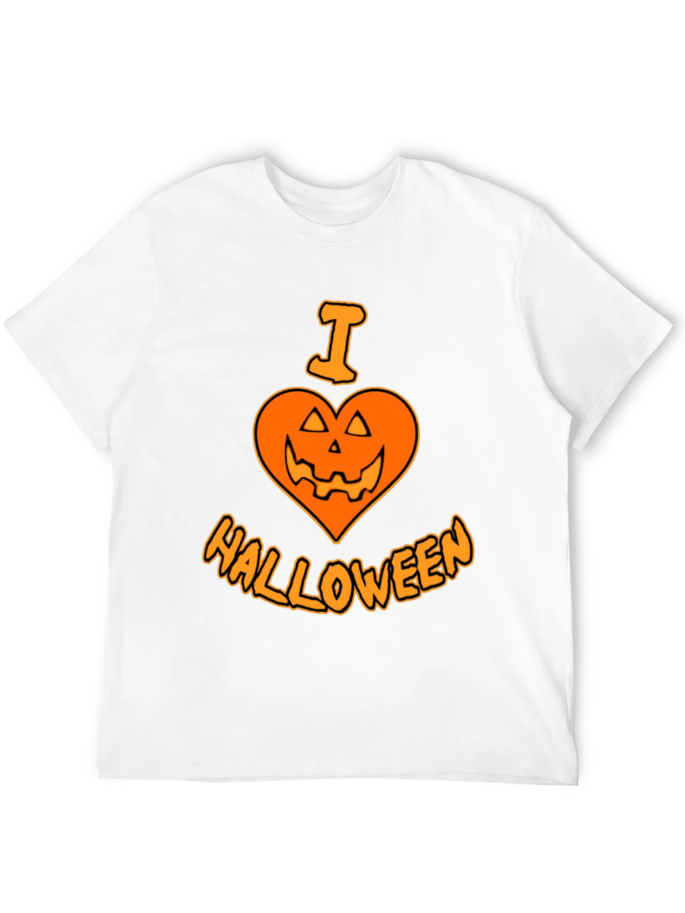I Heart Halloween T-Shirt - Black Holiday Tee