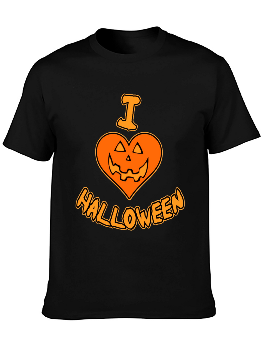 I Heart Halloween T-Shirt - Black Holiday Tee