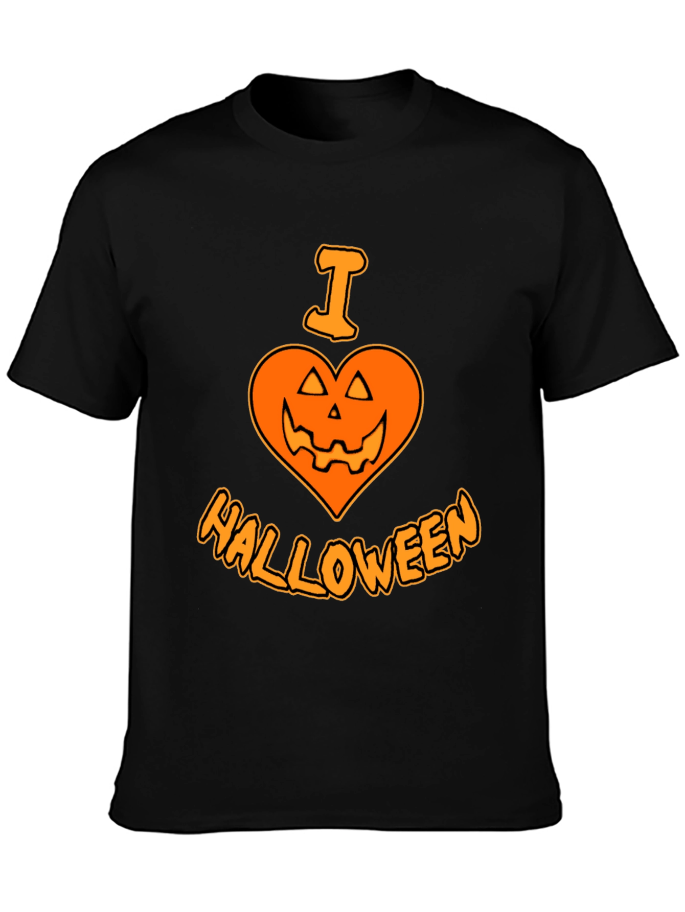 I Heart Halloween T-Shirt - Black Holiday Tee