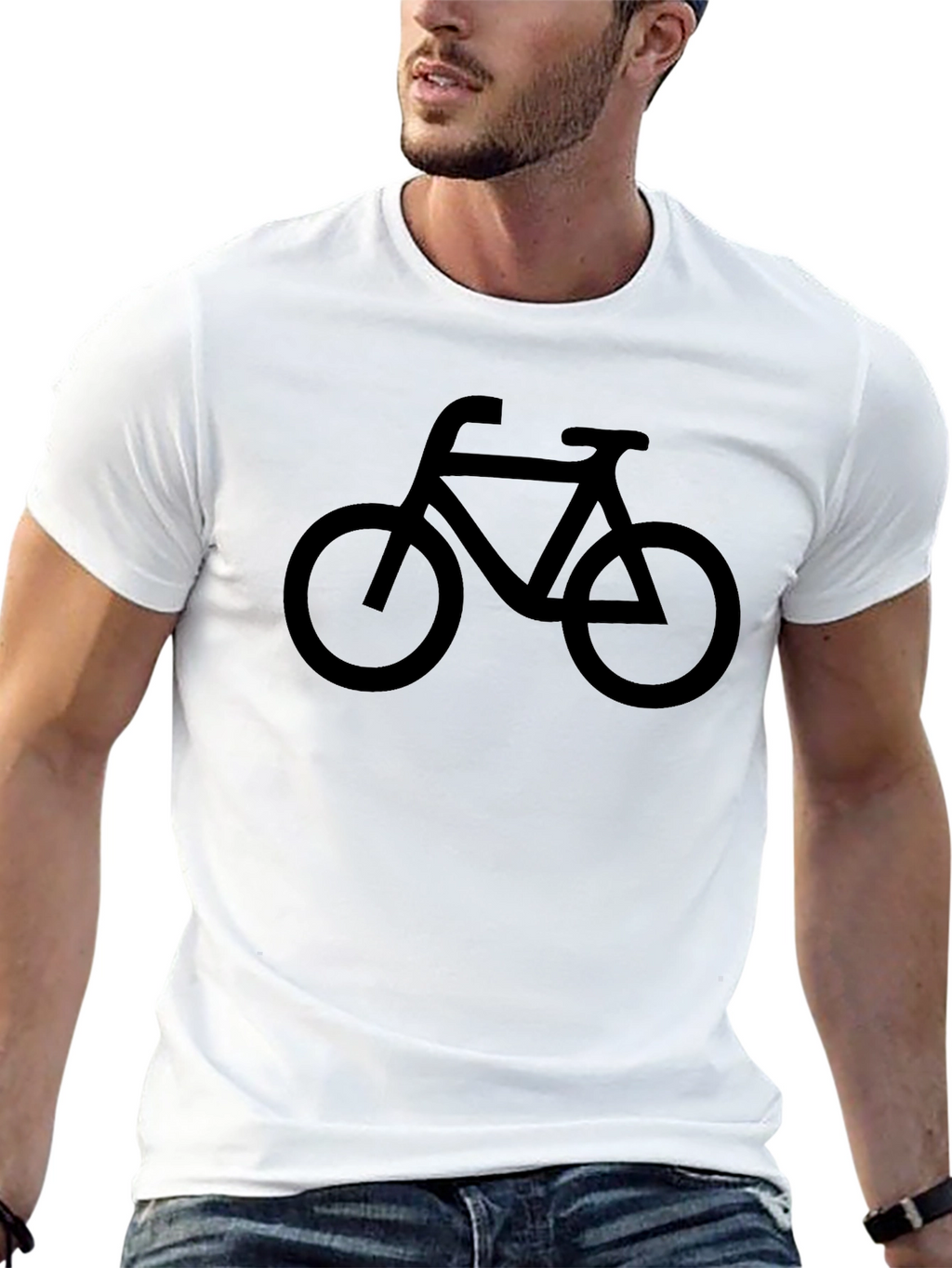 Mens Bike Graphic Black T-Shirt