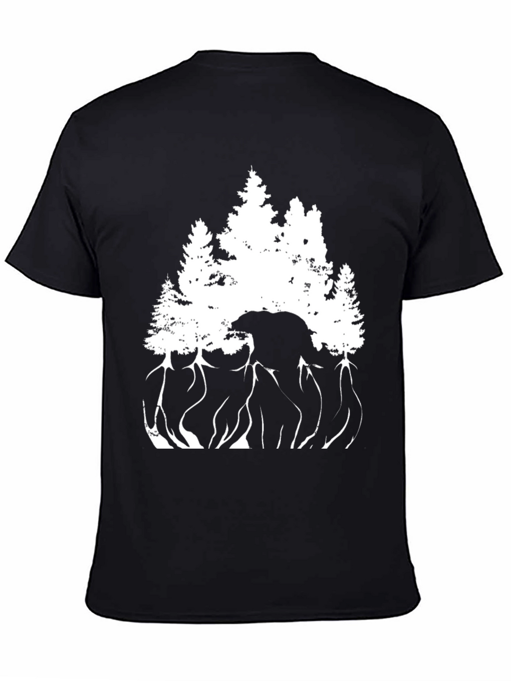 Nature Bear Silhouette T-Shirt