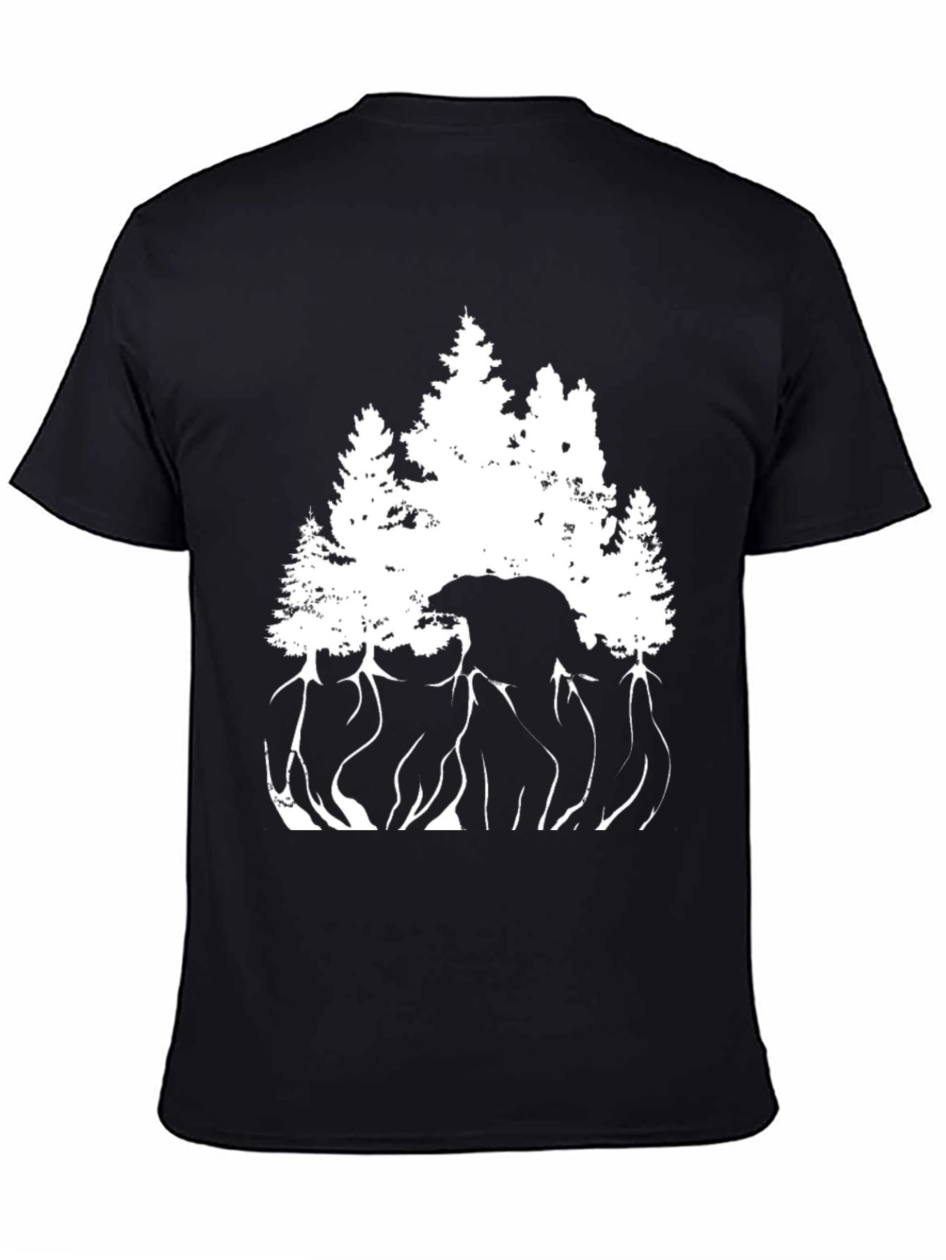 Nature Bear Silhouette T-Shirt