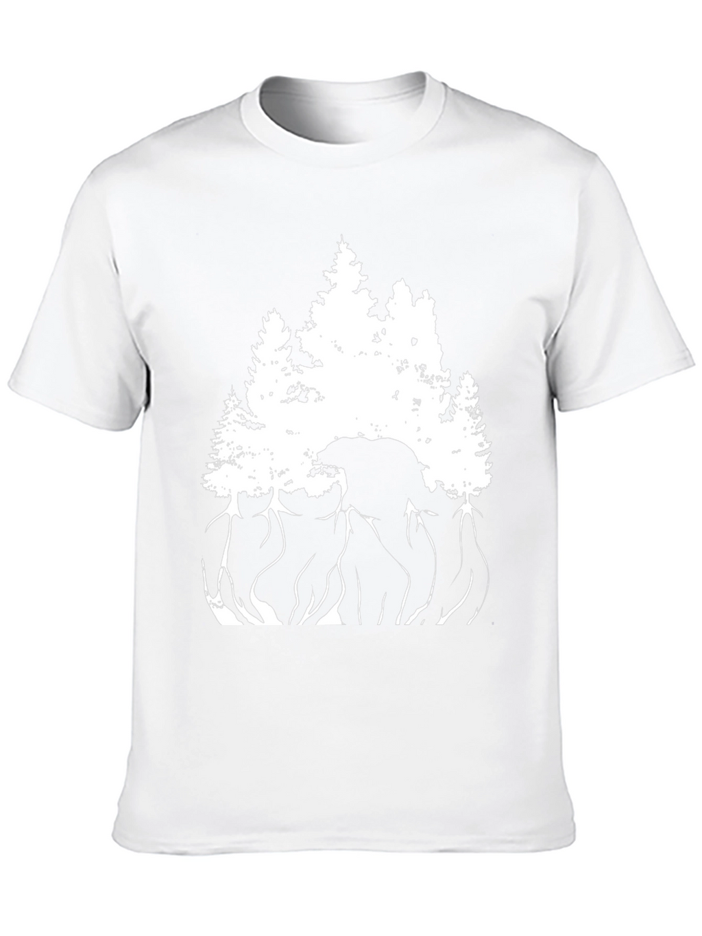 Nature Bear Silhouette T-Shirt