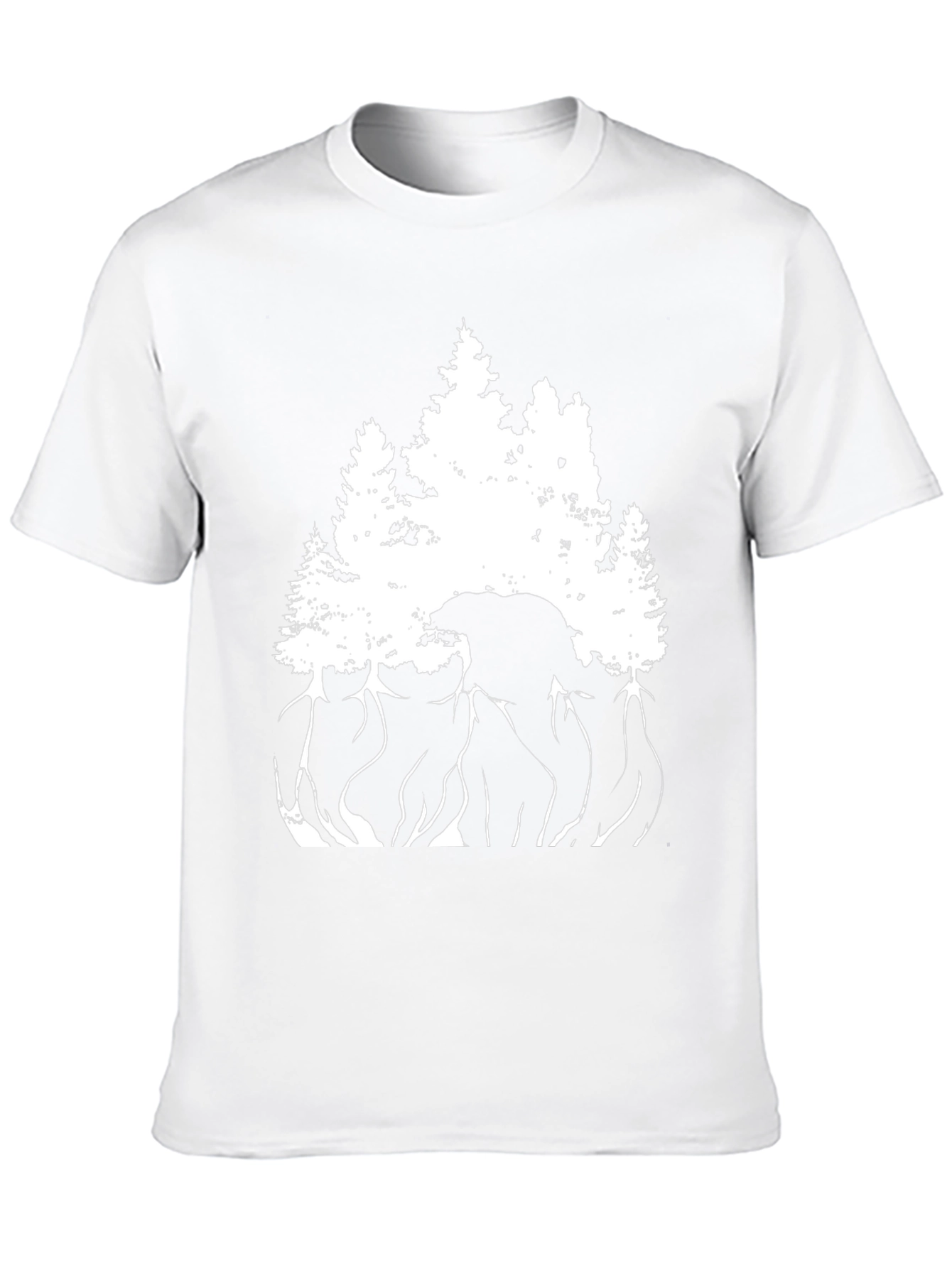 Nature Bear Silhouette T-Shirt