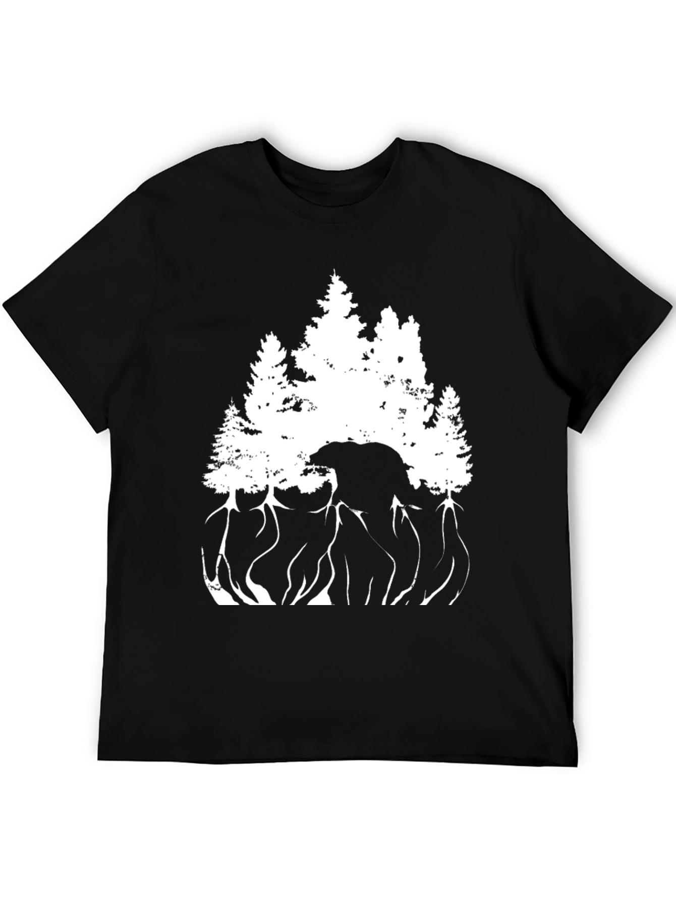 Nature Bear Silhouette T-Shirt