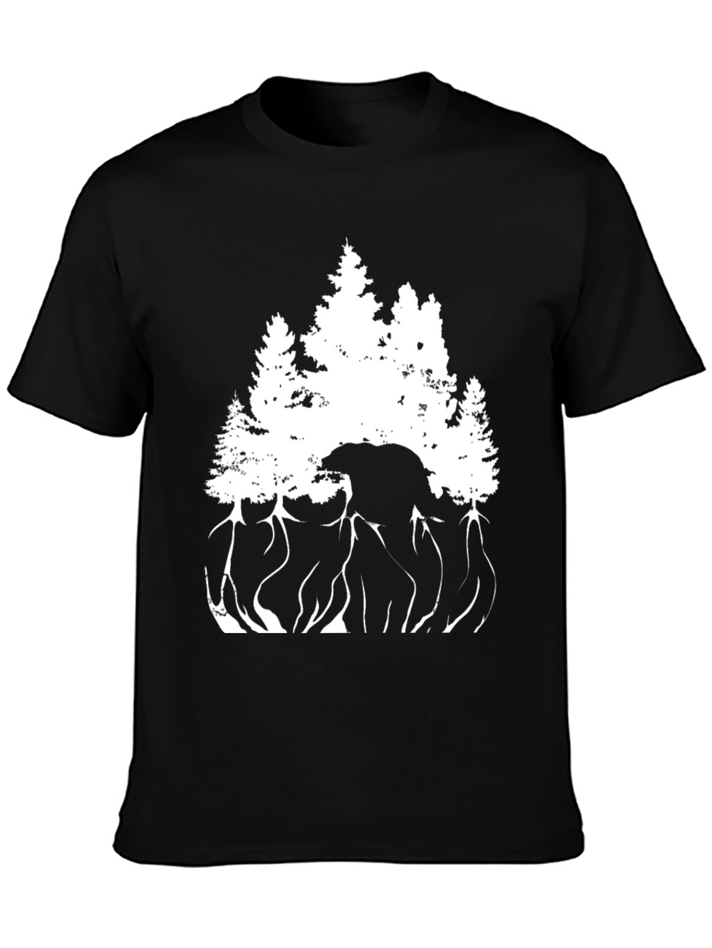 Nature Bear Silhouette T-Shirt