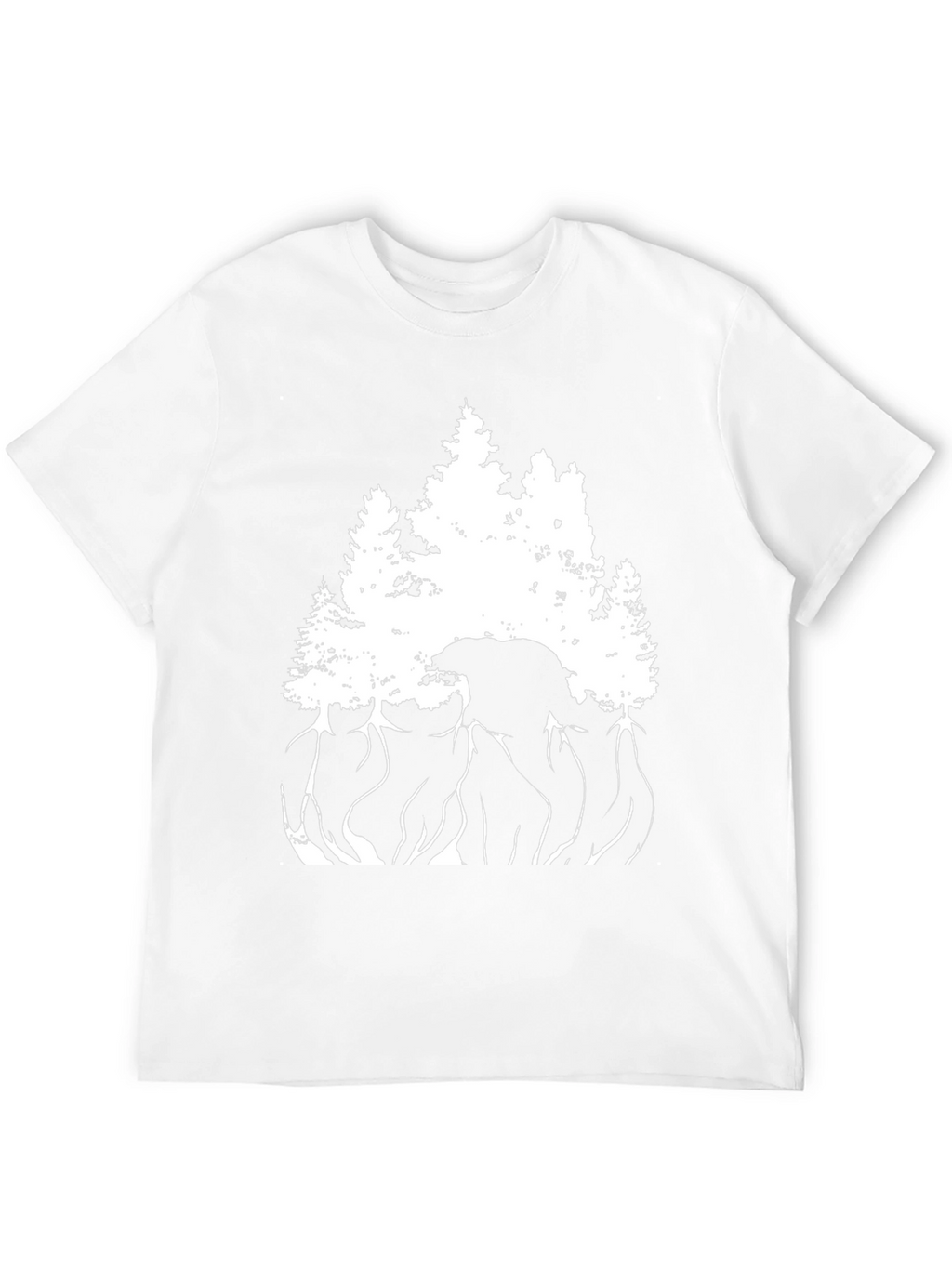 Nature Bear Silhouette T-Shirt