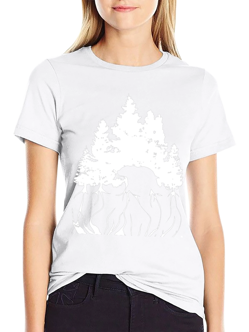 Nature Bear Silhouette T-Shirt