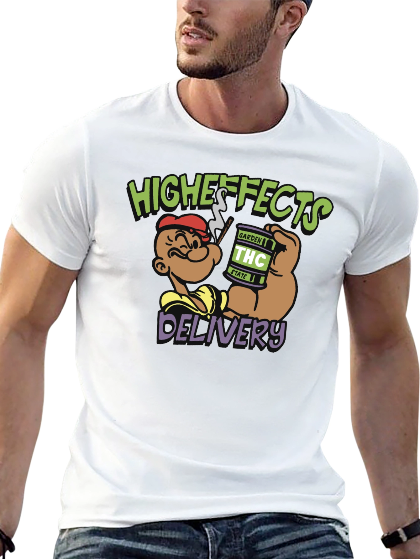 Higheffects Delivery Black T-Shirt