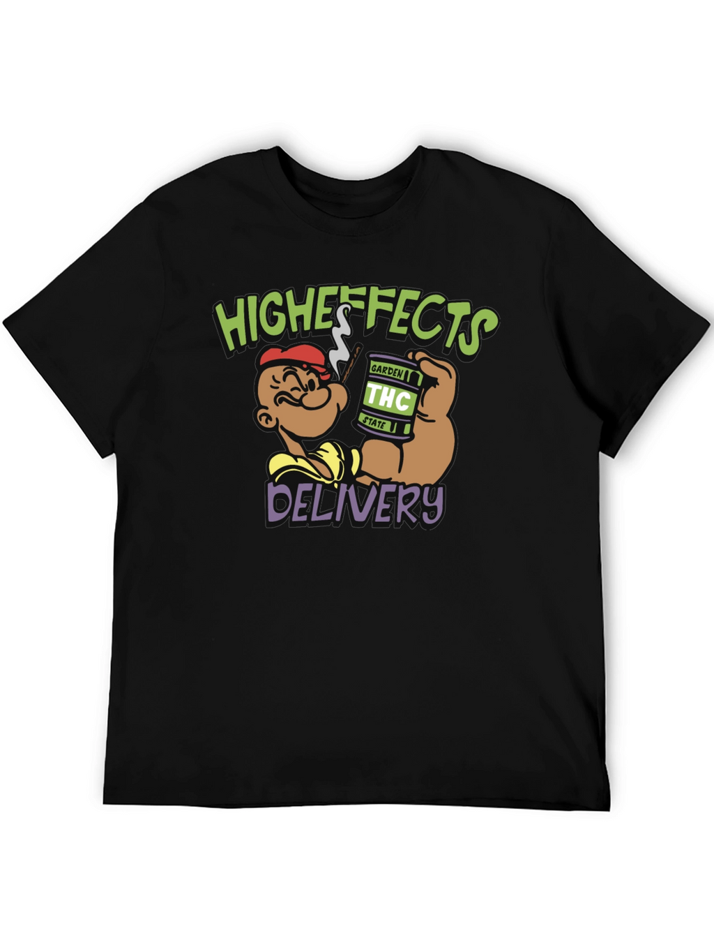 Higheffects Delivery Black T-Shirt