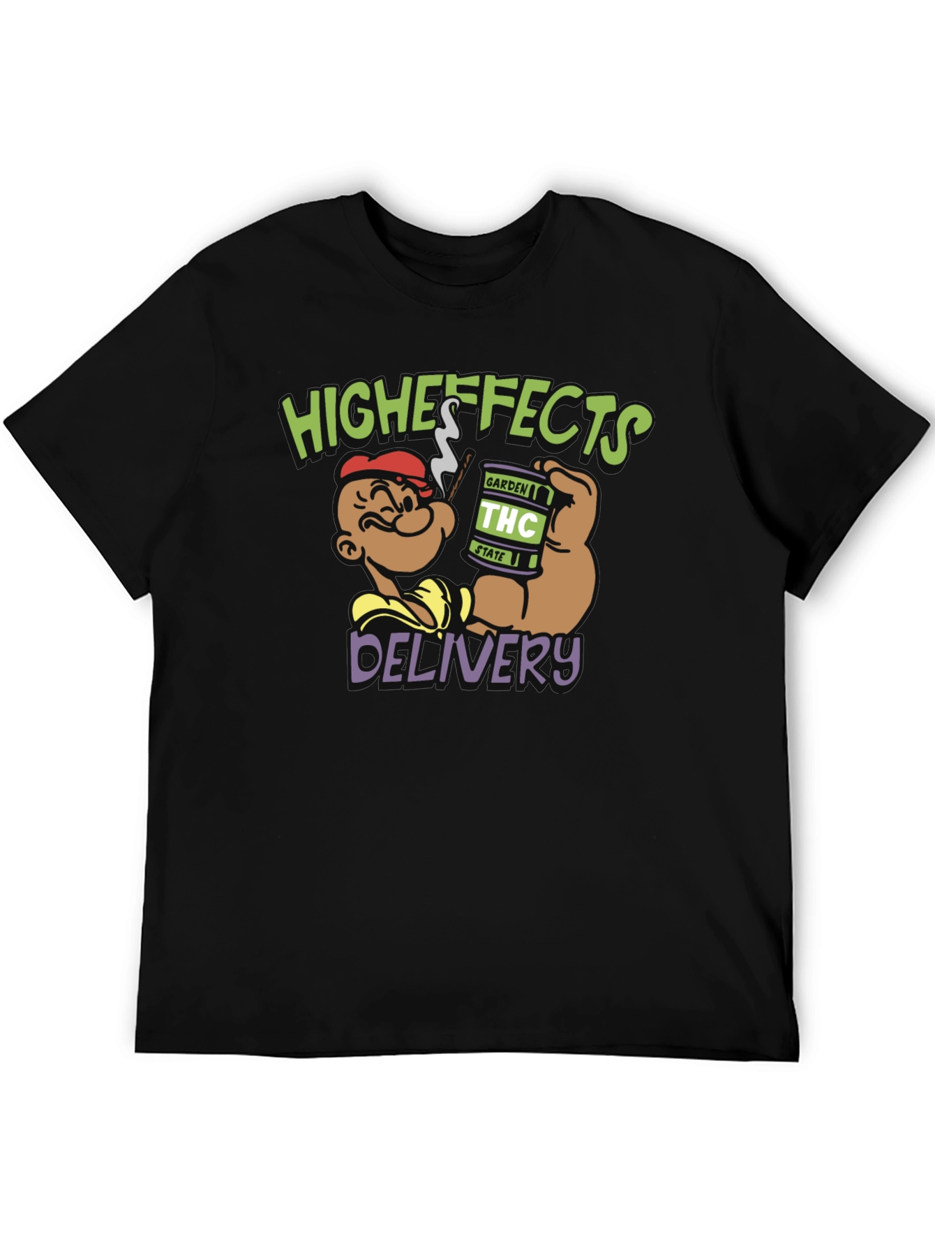 Higheffects Delivery Black T-Shirt