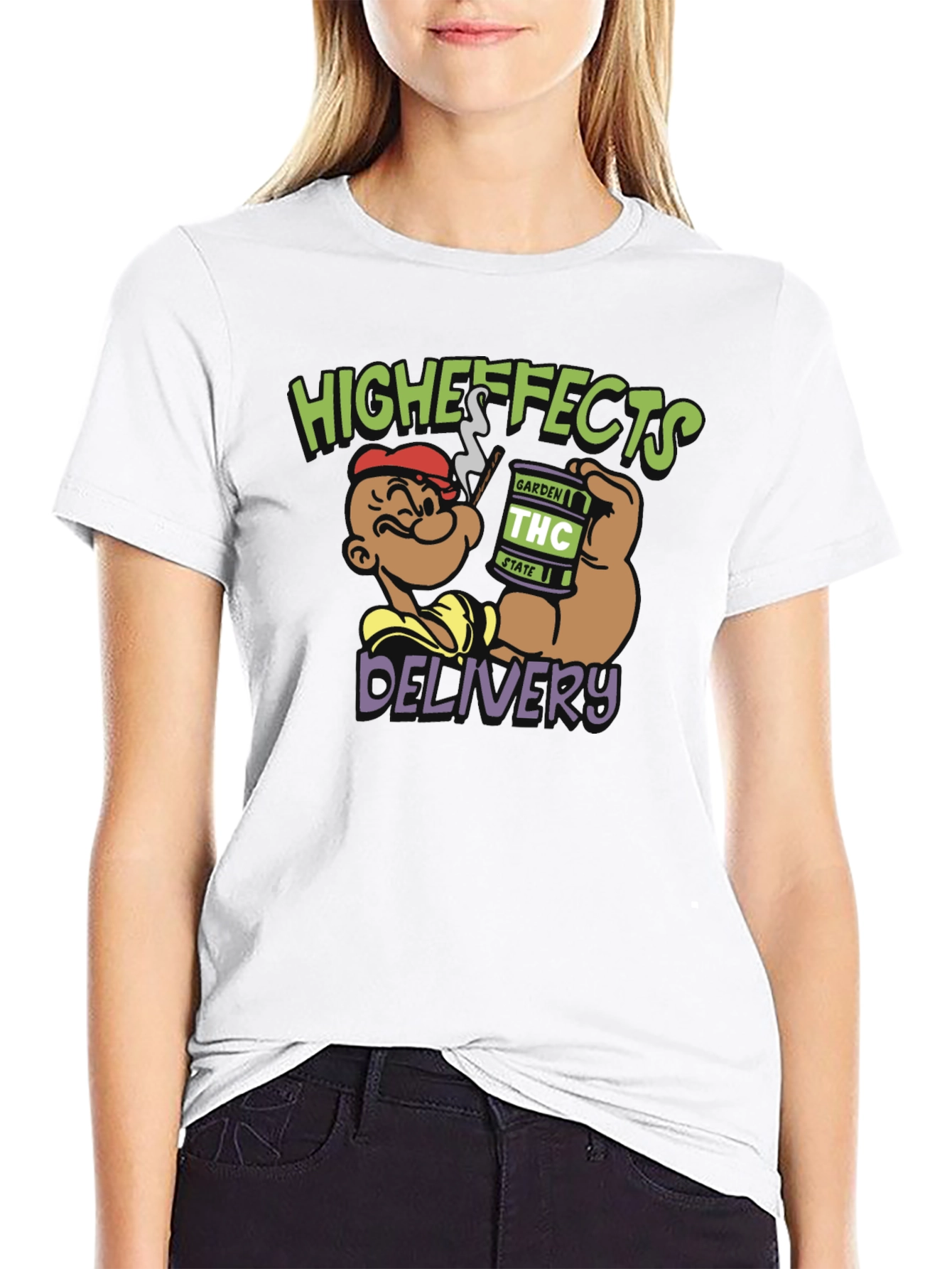 Higheffects Delivery Black T-Shirt