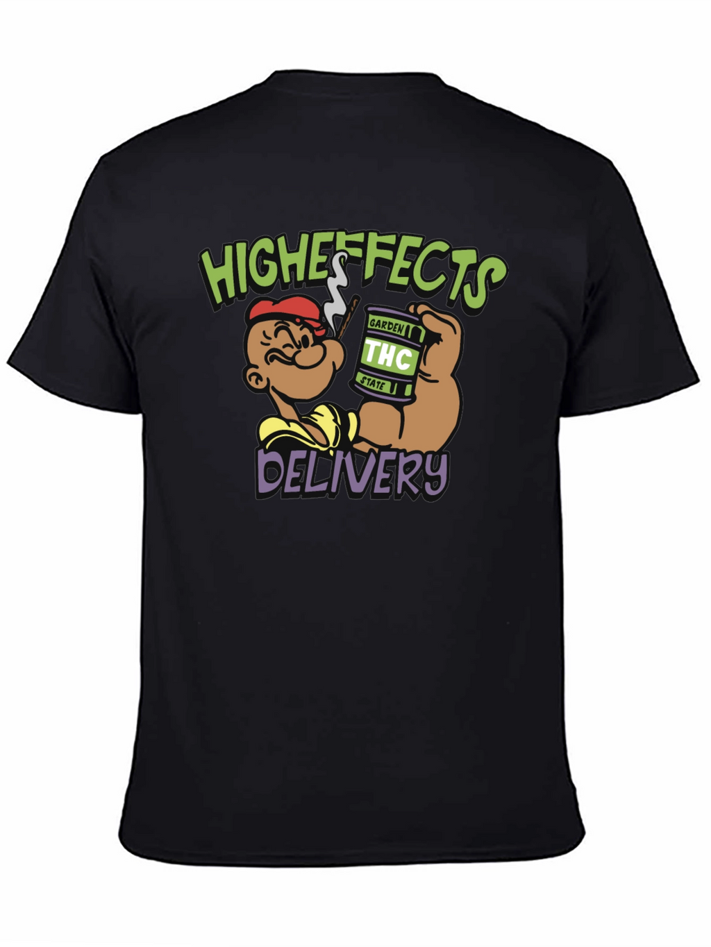 Higheffects Delivery Black T-Shirt