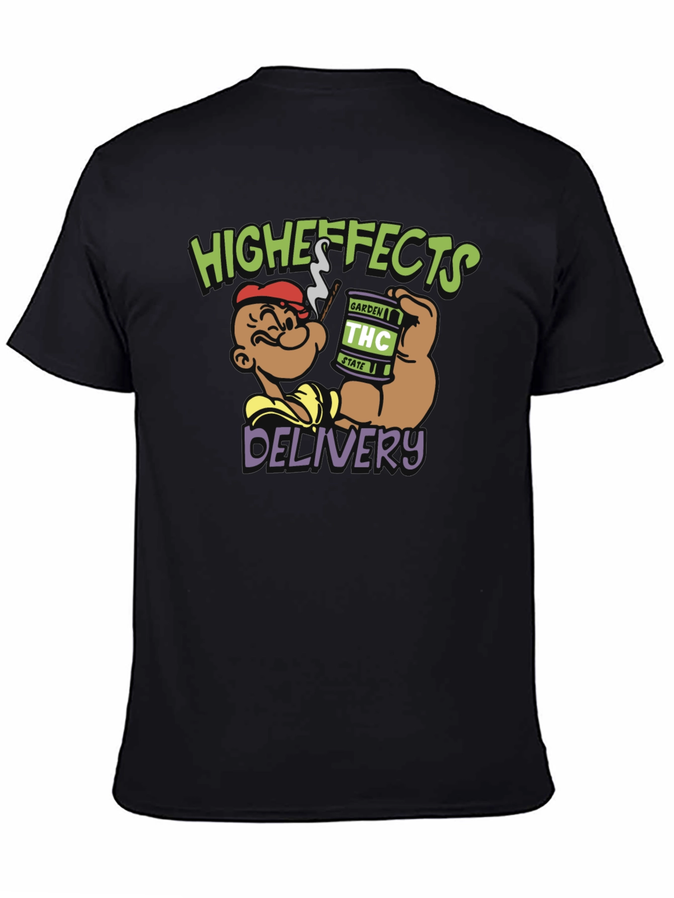 Higheffects Delivery Black T-Shirt