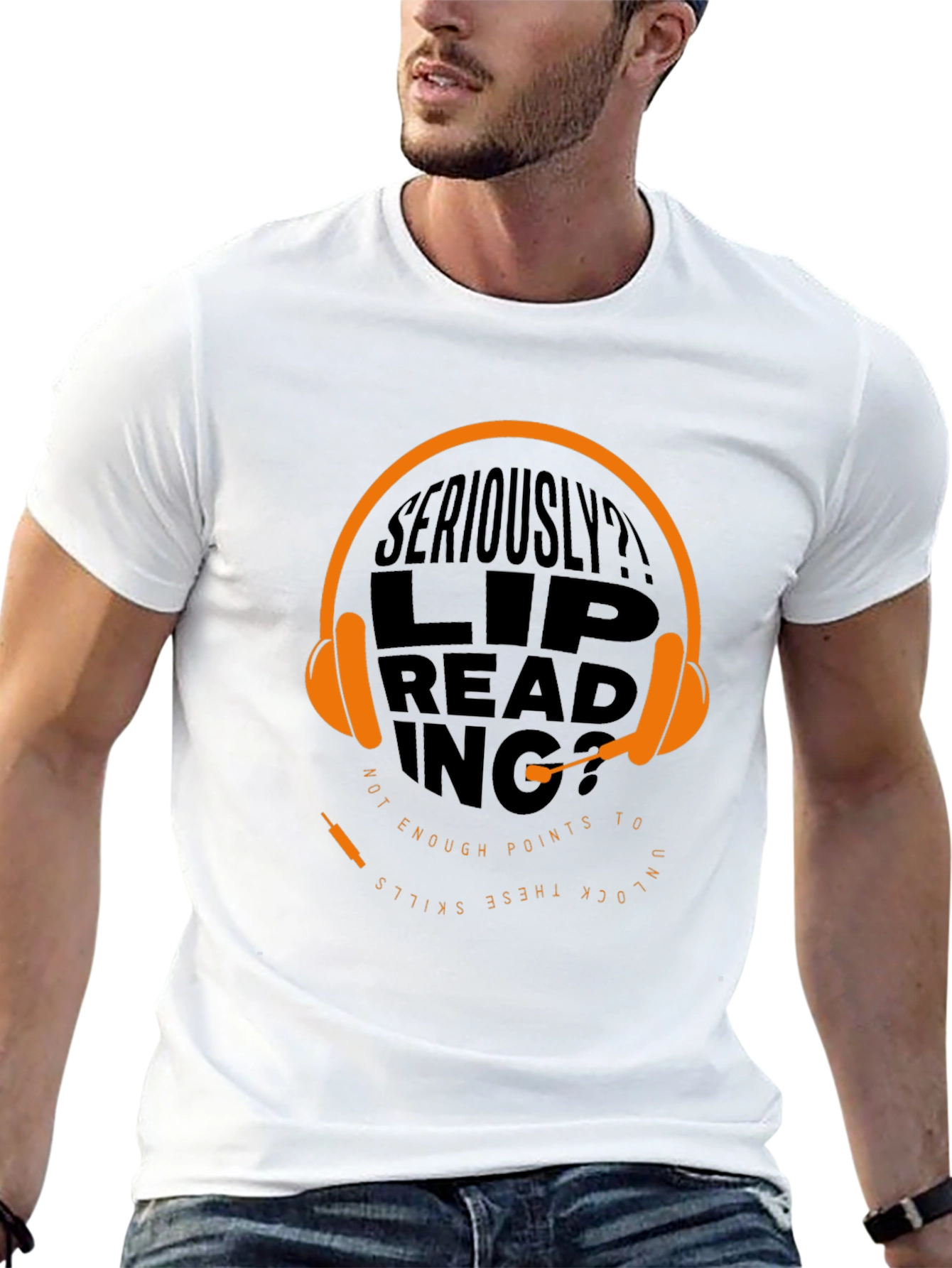 Seriously? Lip Reading Skills Graphic T-Shirt
