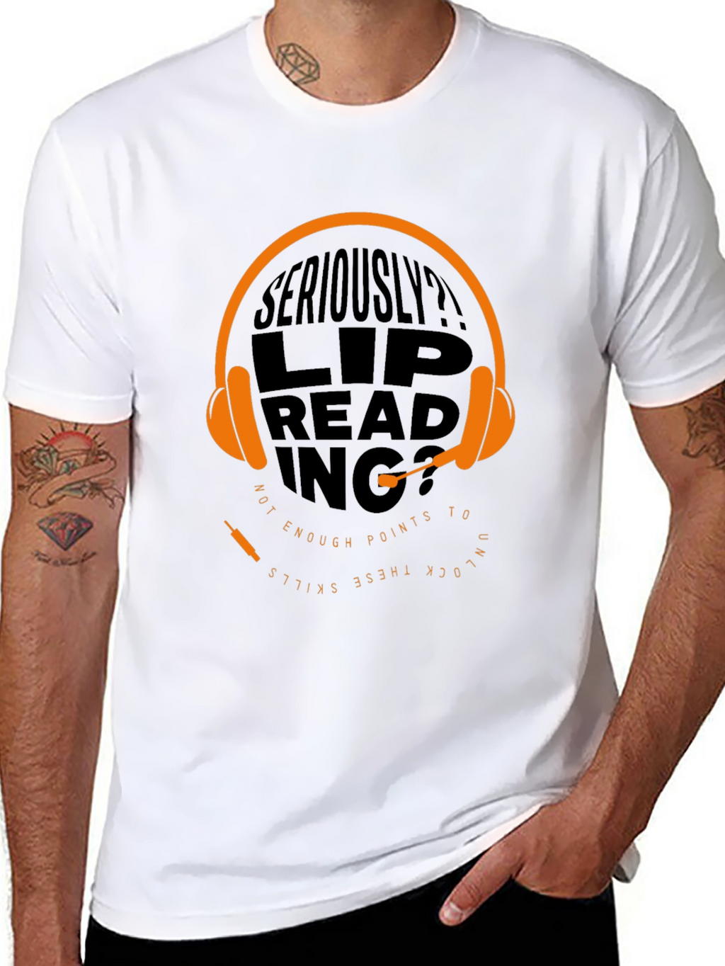 Seriously? Lip Reading Skills Graphic T-Shirt
