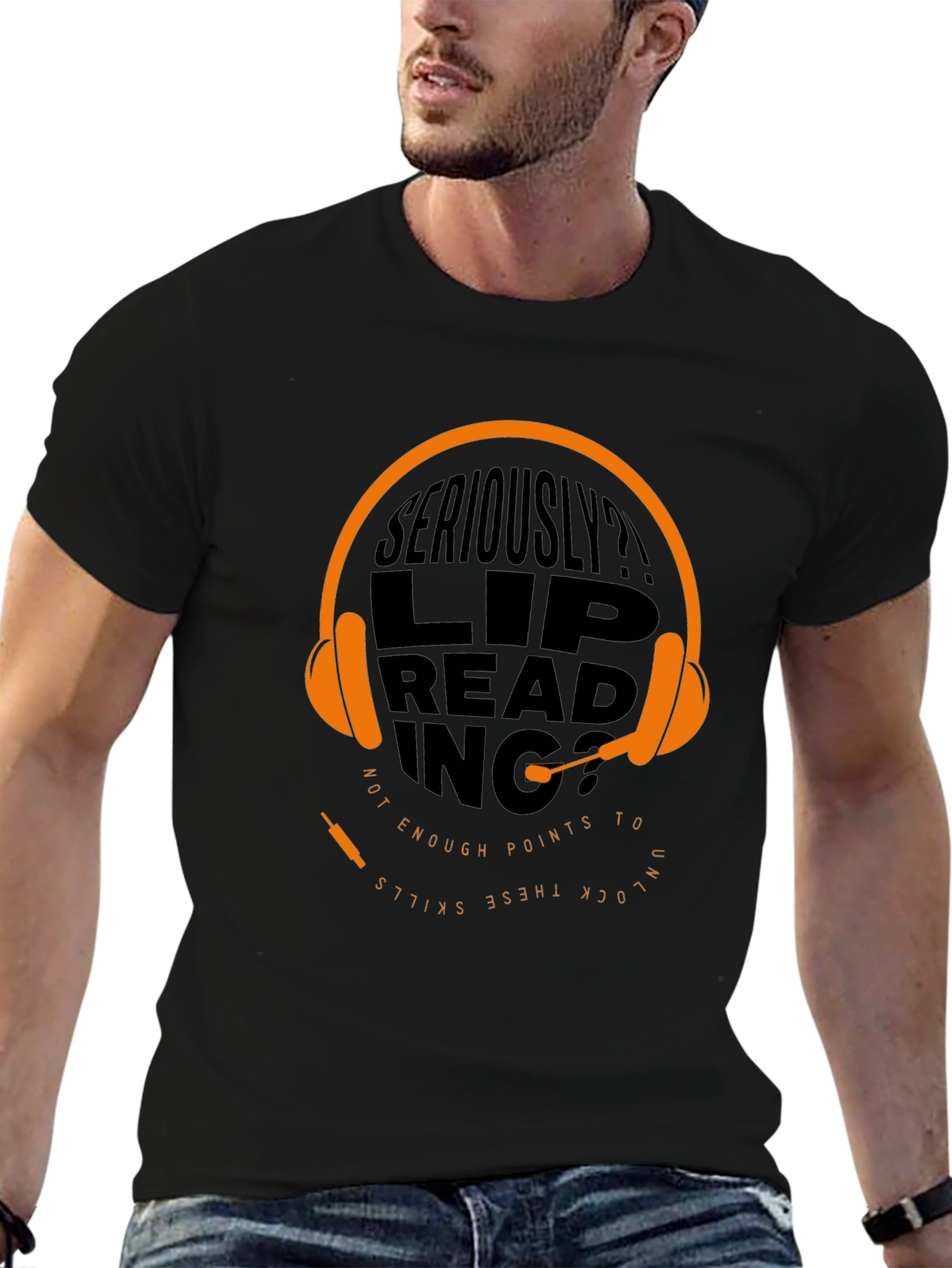 Seriously? Lip Reading Skills Graphic T-Shirt