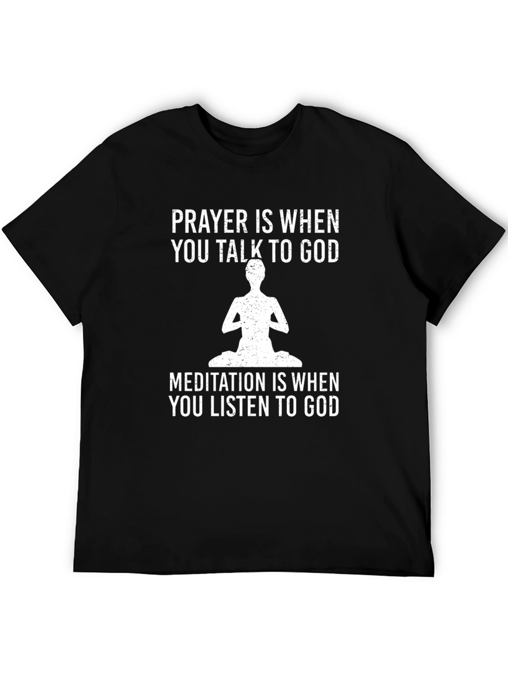 Prayer & Meditation Graphic T-Shirt - Spiritual Wisdom