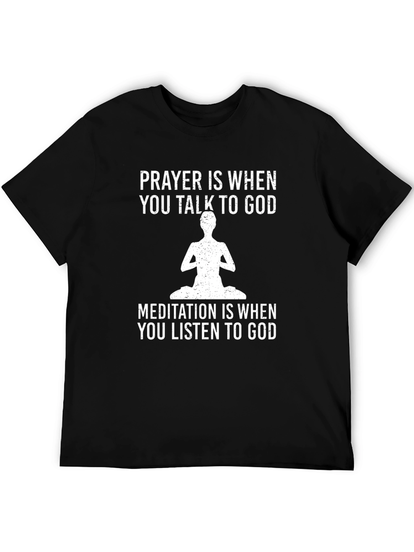 Prayer & Meditation Graphic T-Shirt - Spiritual Wisdom