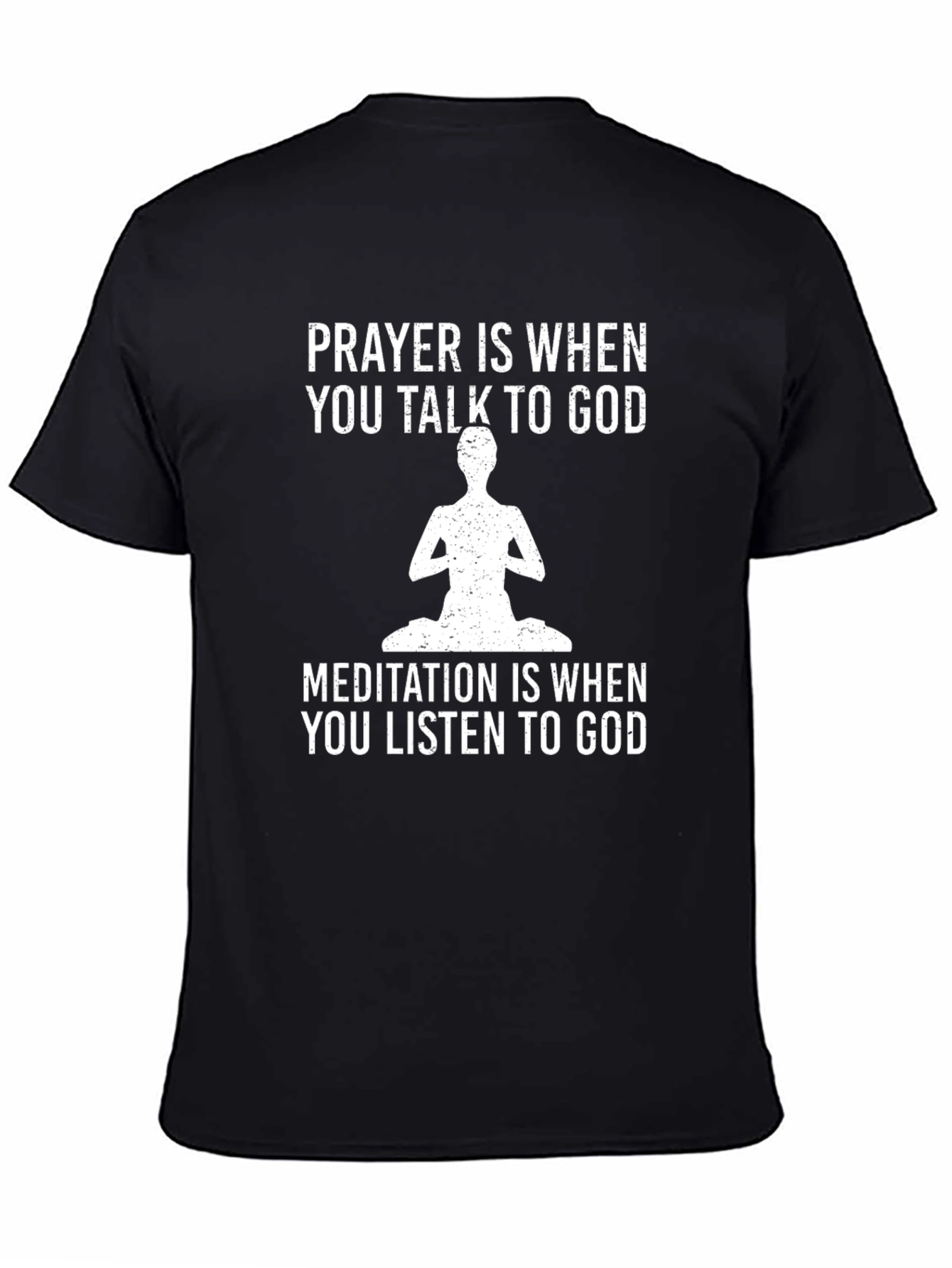 Prayer & Meditation Graphic T-Shirt - Spiritual Wisdom