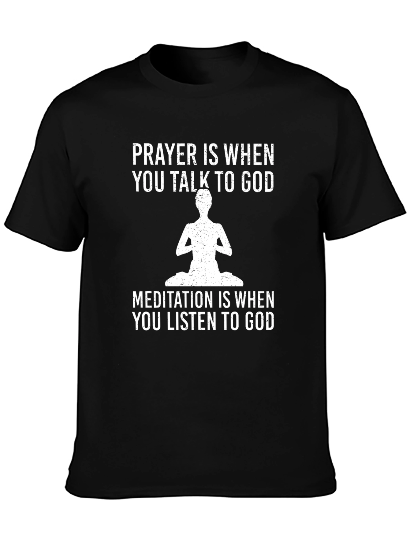 Prayer & Meditation Graphic T-Shirt - Spiritual Wisdom