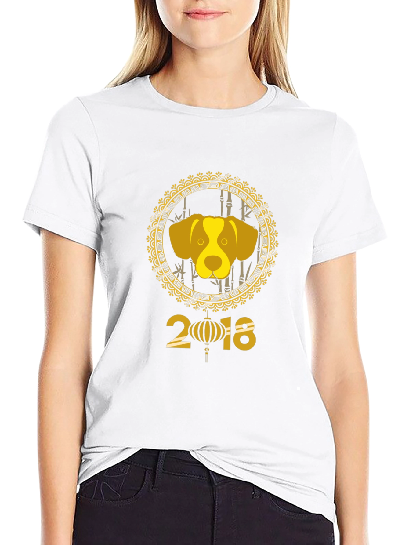 Year of the Dog 2018 Black T-Shirt