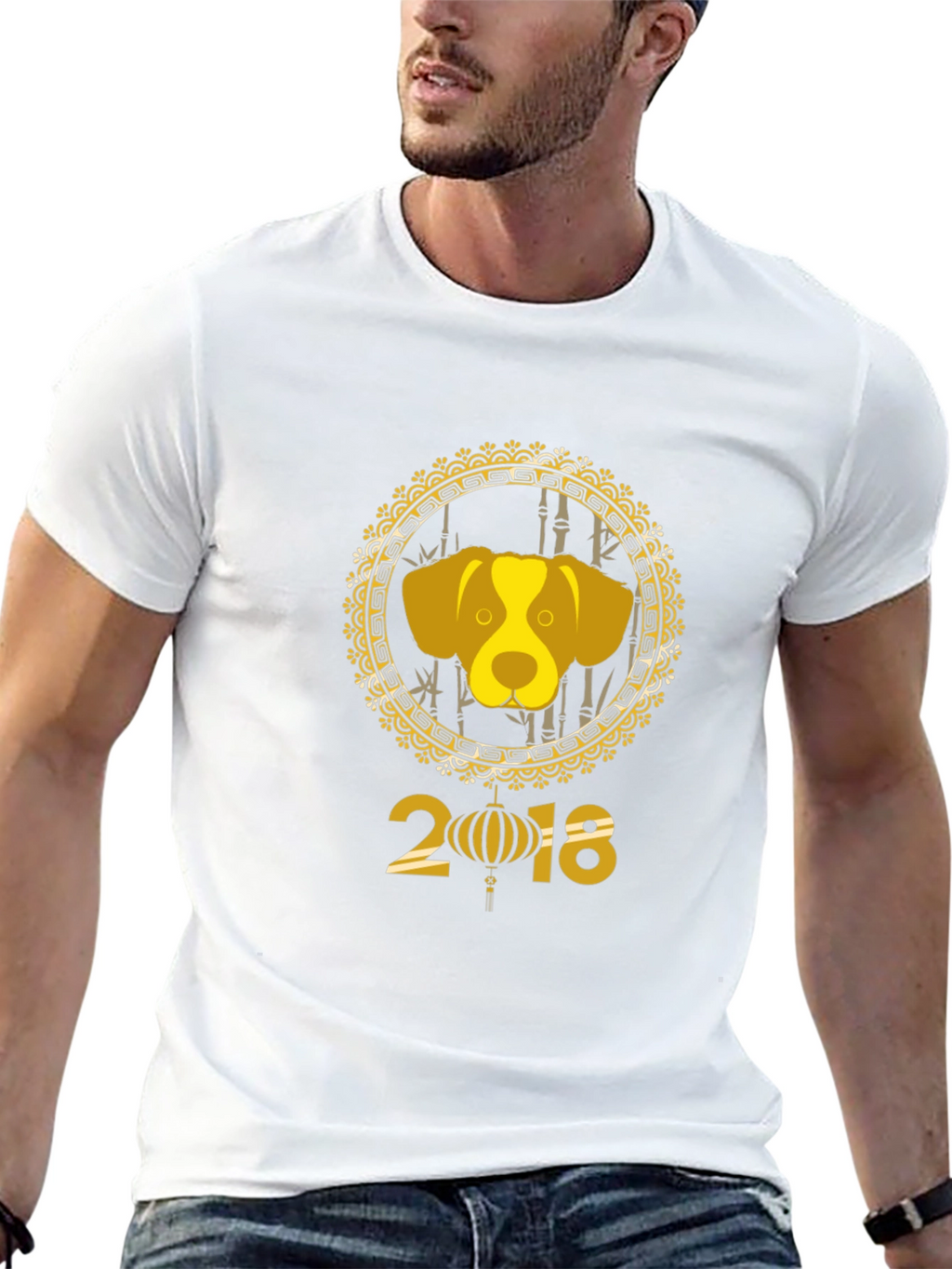 Year of the Dog 2018 Black T-Shirt