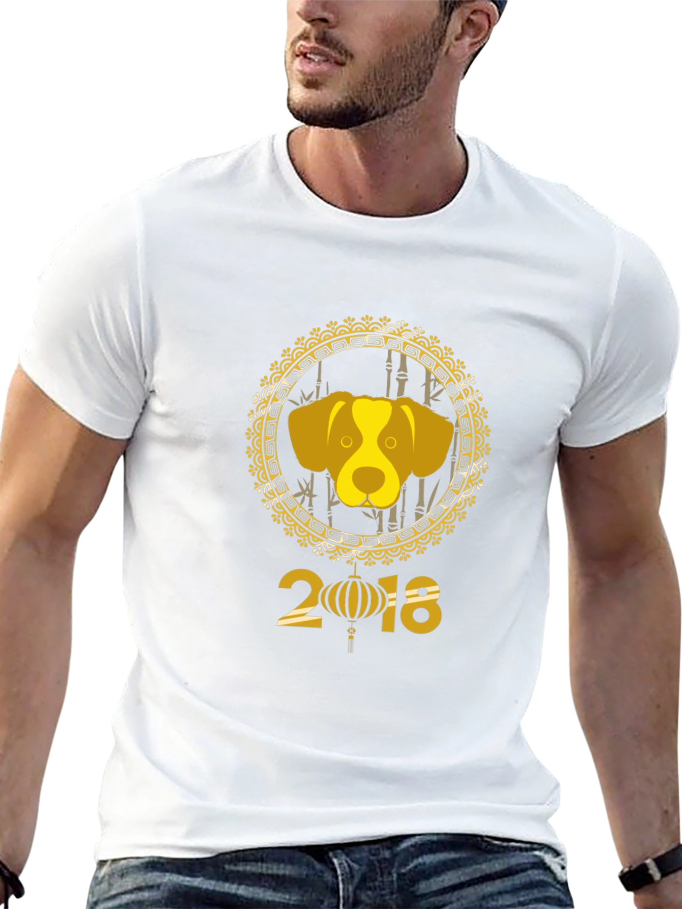 Year of the Dog 2018 Black T-Shirt
