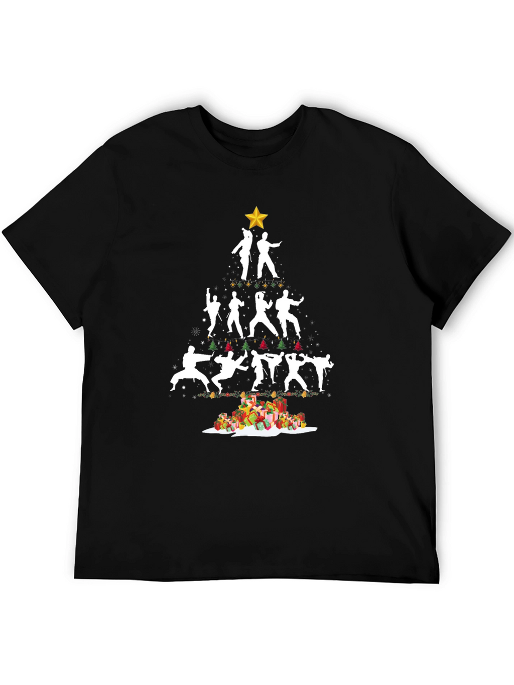 Karate Christmas Tree T-Shirt