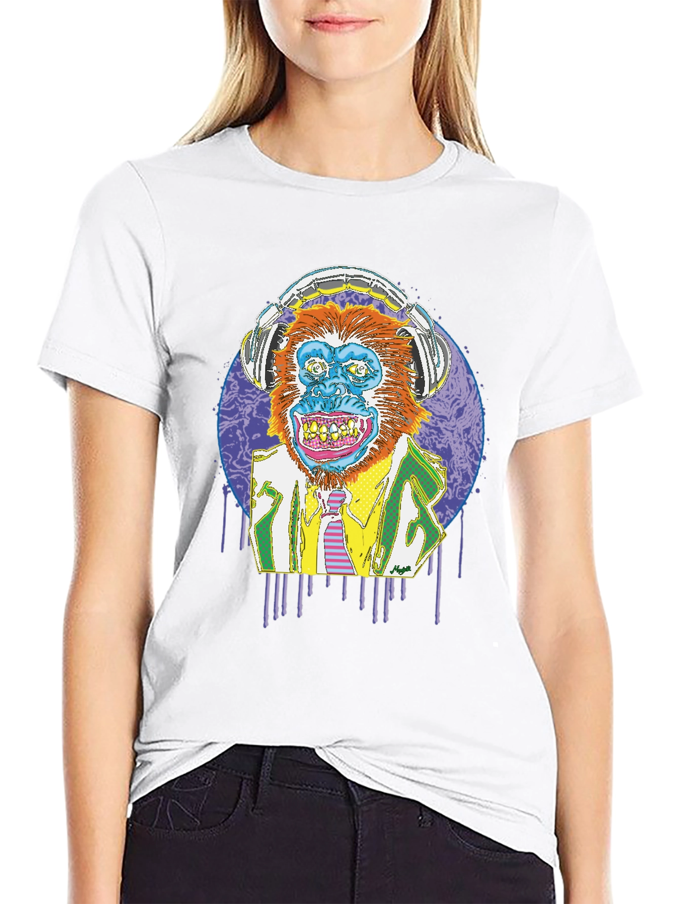 Funky Monkey T-Shirt - Wearable Art