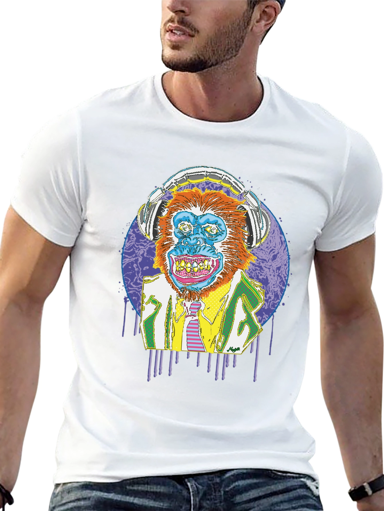 Funky Monkey T-Shirt - Wearable Art