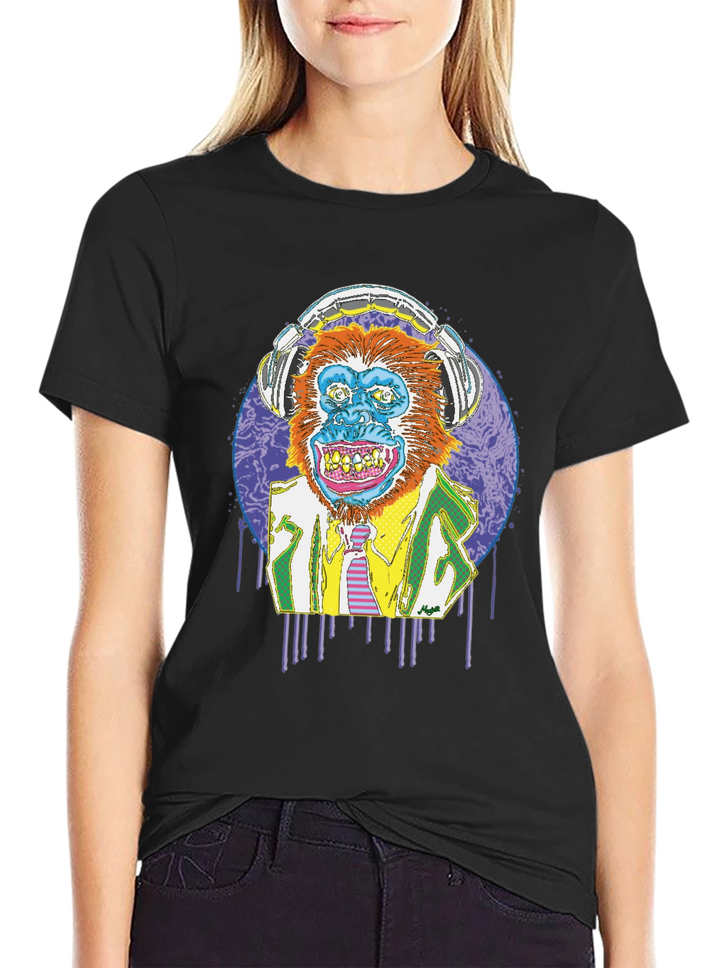 Funky Monkey T-Shirt - Wearable Art