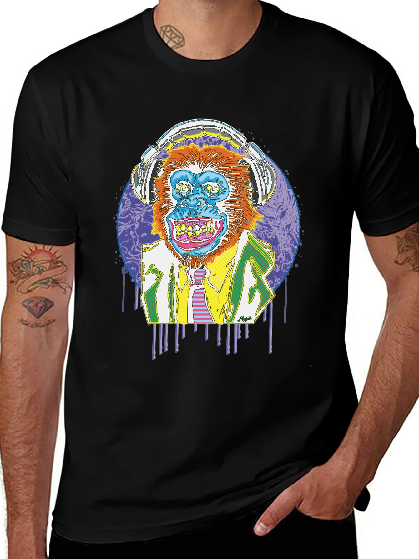 Funky Monkey T-Shirt - Wearable Art