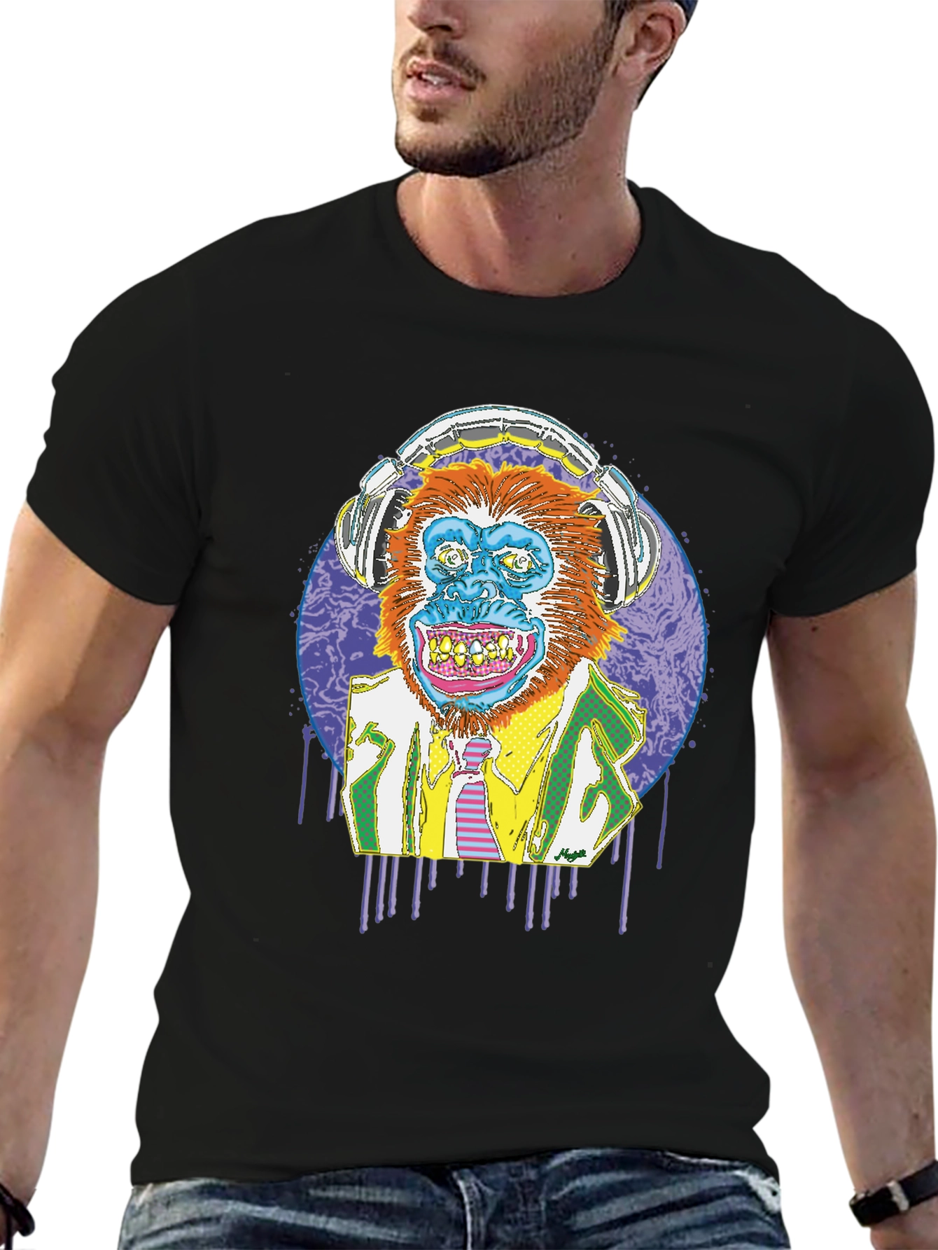 Funky Monkey T-Shirt - Wearable Art