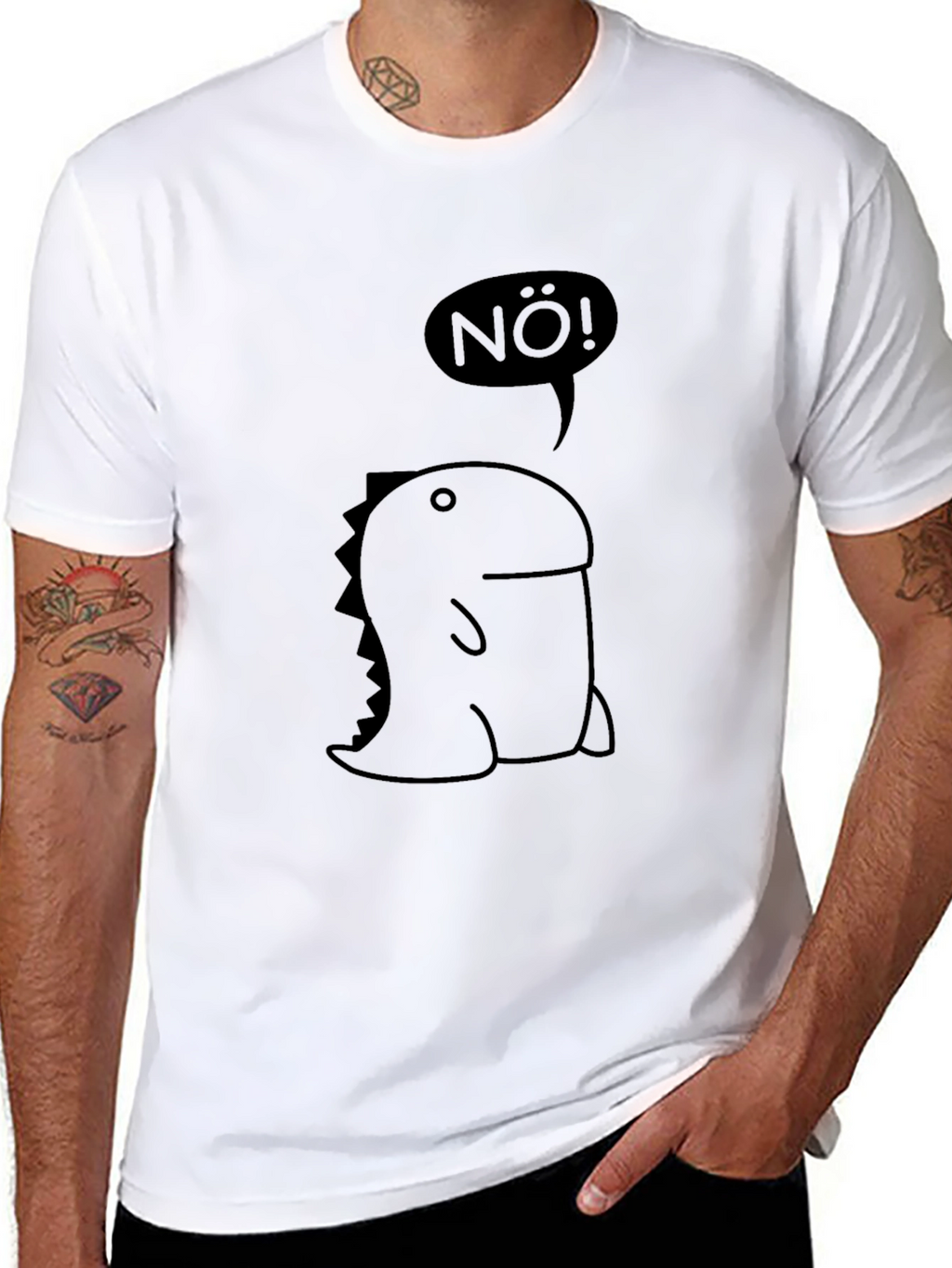 Nö! Dinosaur T-Shirt - Black