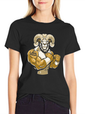 Rambo Ram I Love Mom Graphic T-Shirt
