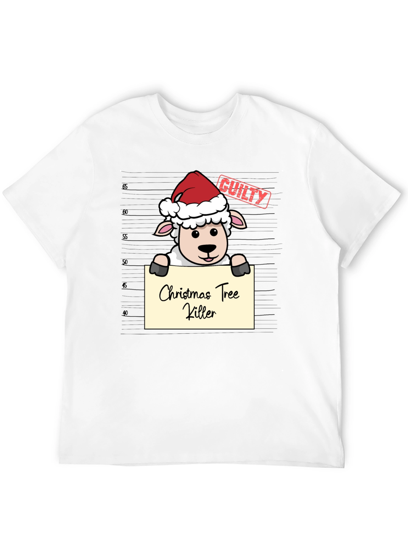 Christmas Tree Killer Sheep T-Shirt