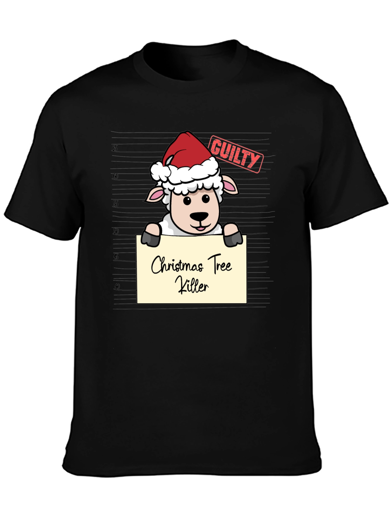 Christmas Tree Killer Sheep T-Shirt