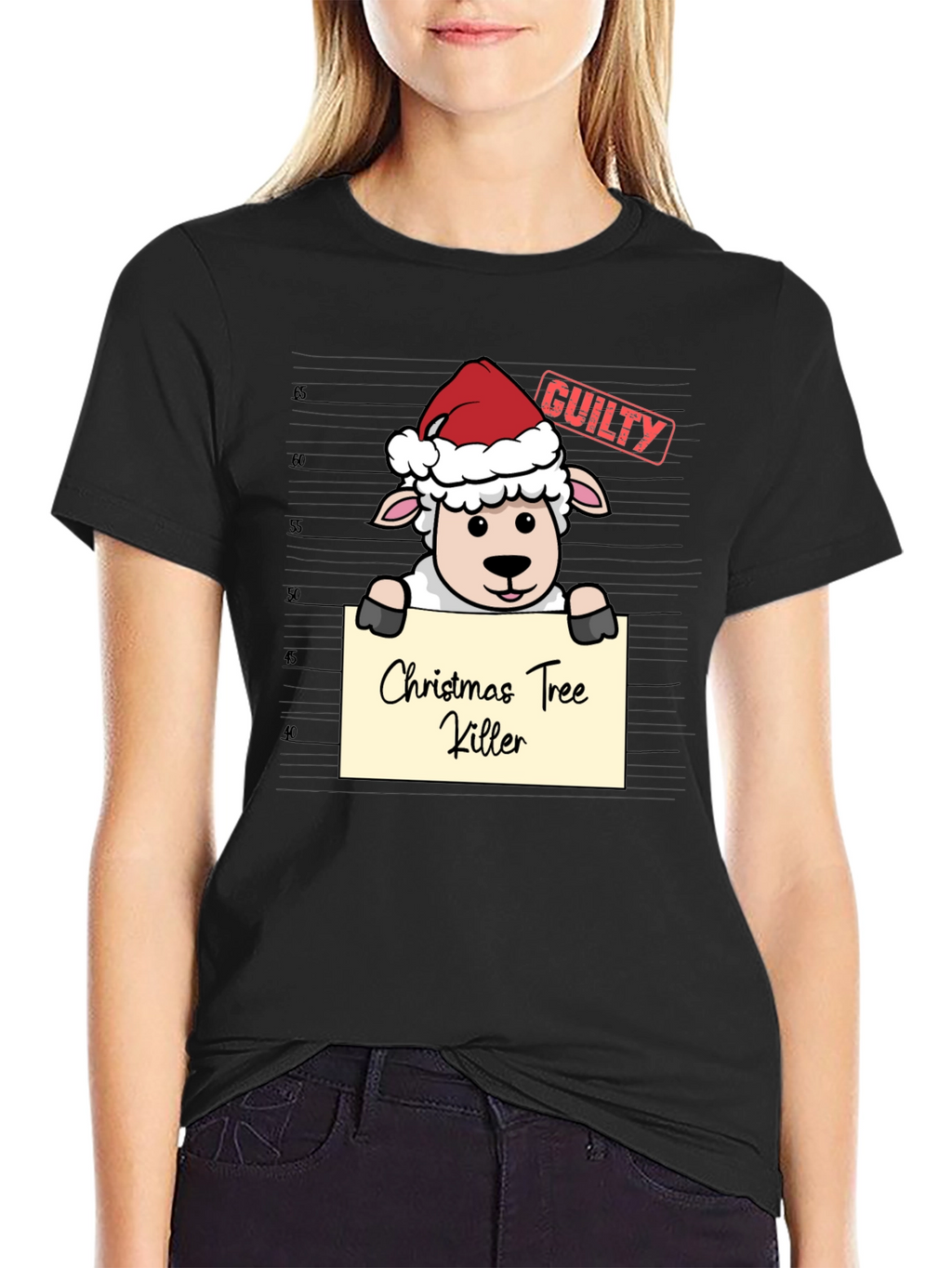 Christmas Tree Killer Sheep T-Shirt