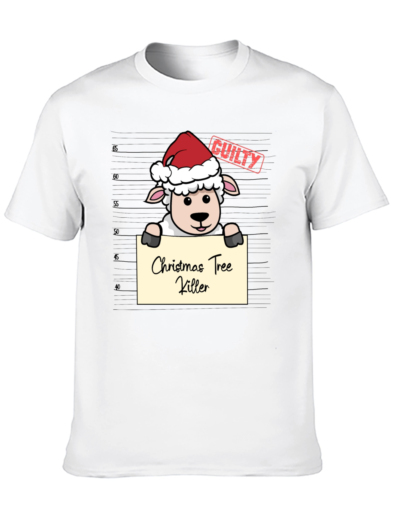 Christmas Tree Killer Sheep T-Shirt