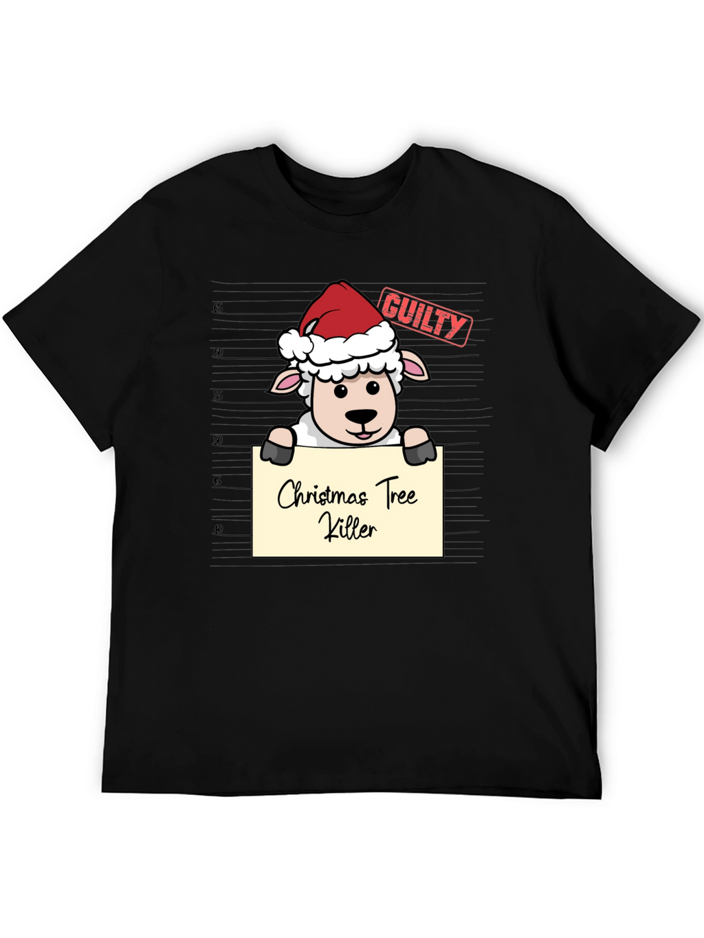 Christmas Tree Killer Sheep T-Shirt