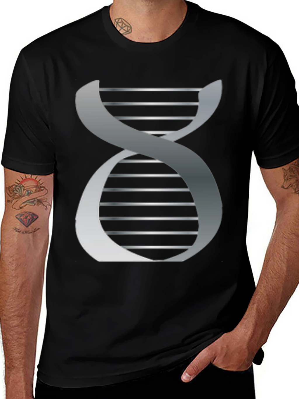 DNA Graphic Tee - Science Inspired Design
