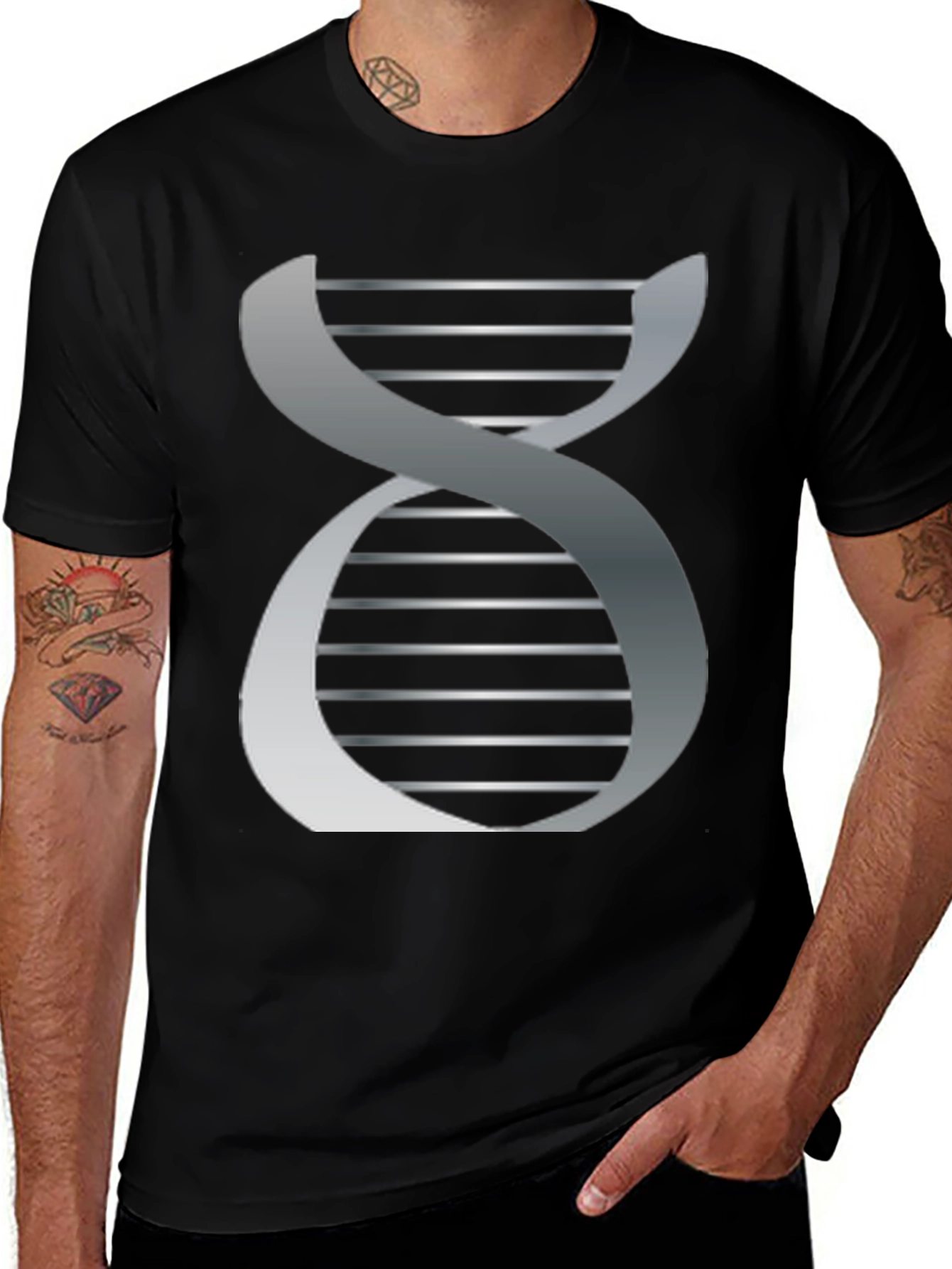DNA Graphic Tee - Science Inspired Design