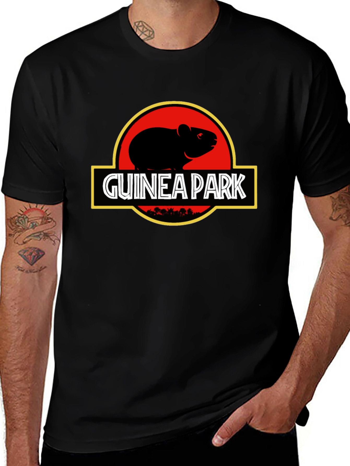 Guinea Park T-Shirt - Funny Graphic Tee