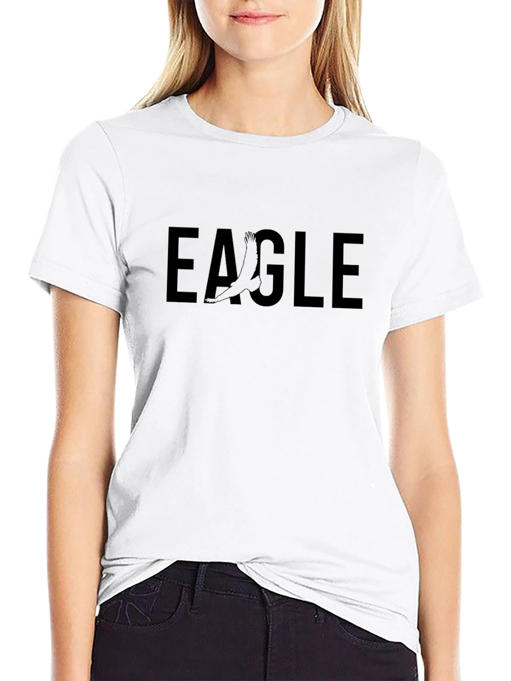Eagle Graphic Black Tee - Bold & Stylish