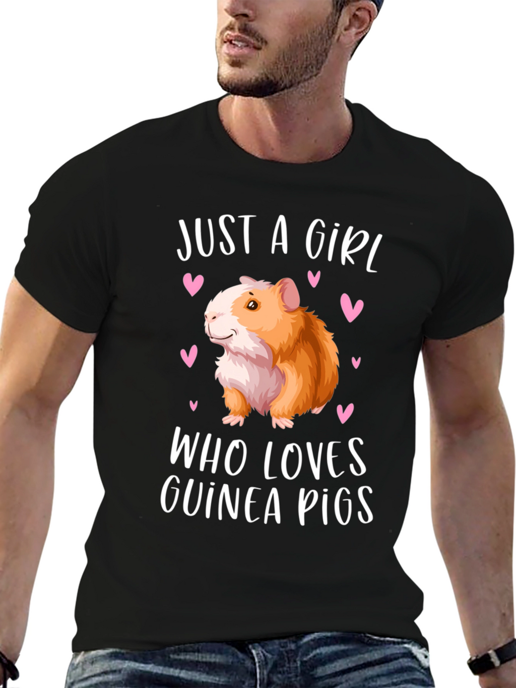 Just a Girl Who Loves Guinea Pigs T-Shirt