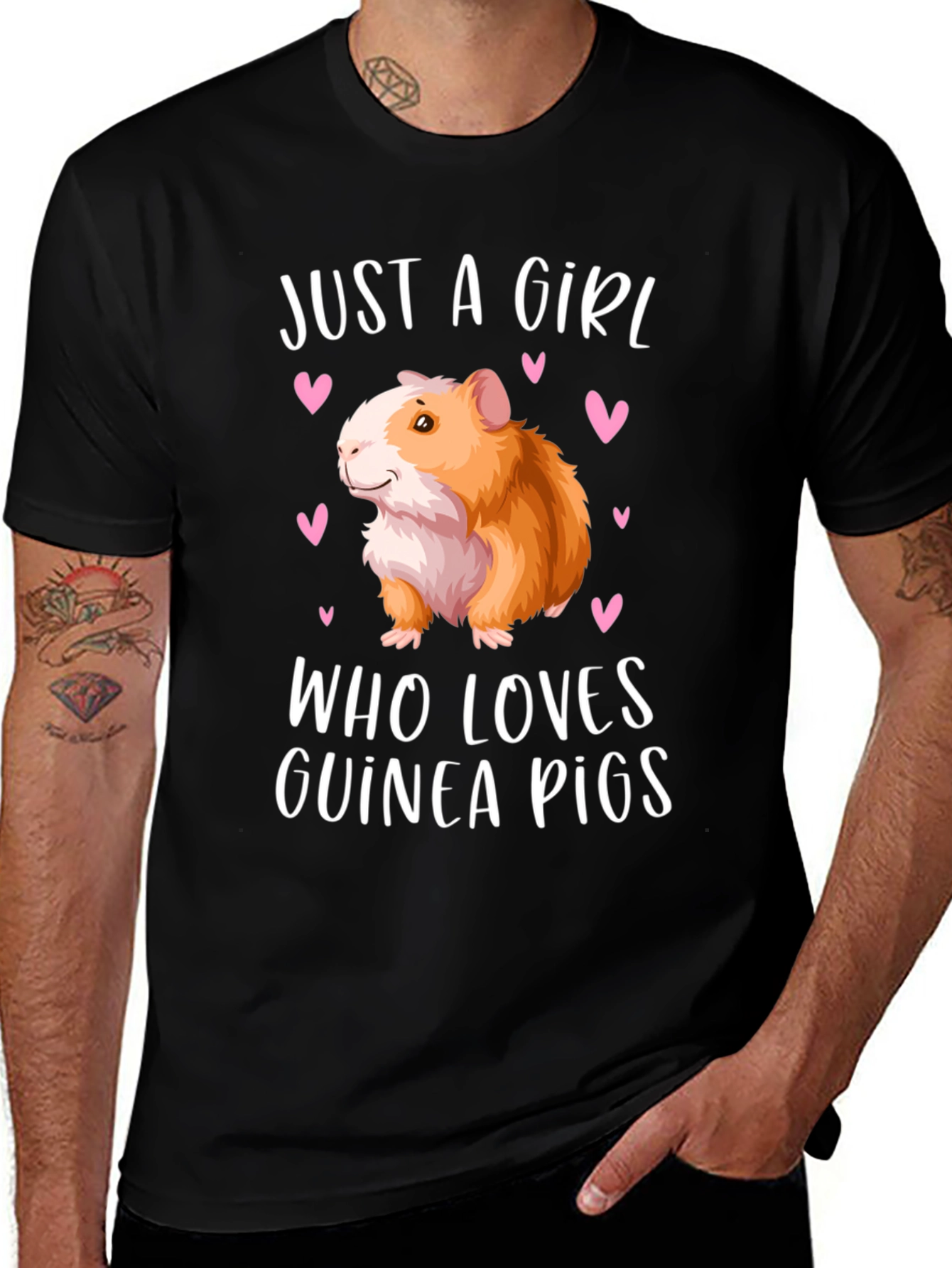 Just a Girl Who Loves Guinea Pigs T-Shirt