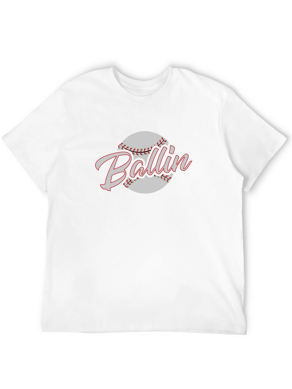 Ballin Baseball Graphic T-Shirt